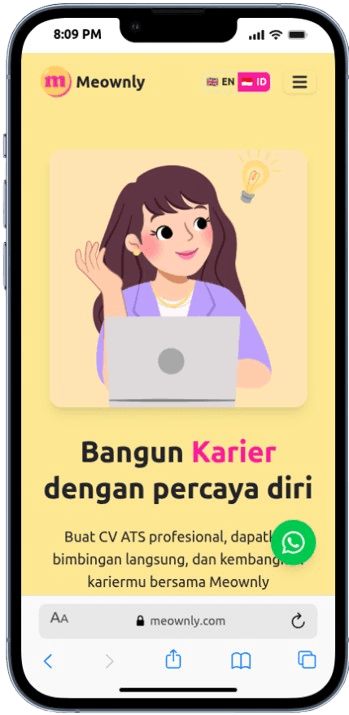 Konsultasi Karier dan Pembuatan CV ATS mobile